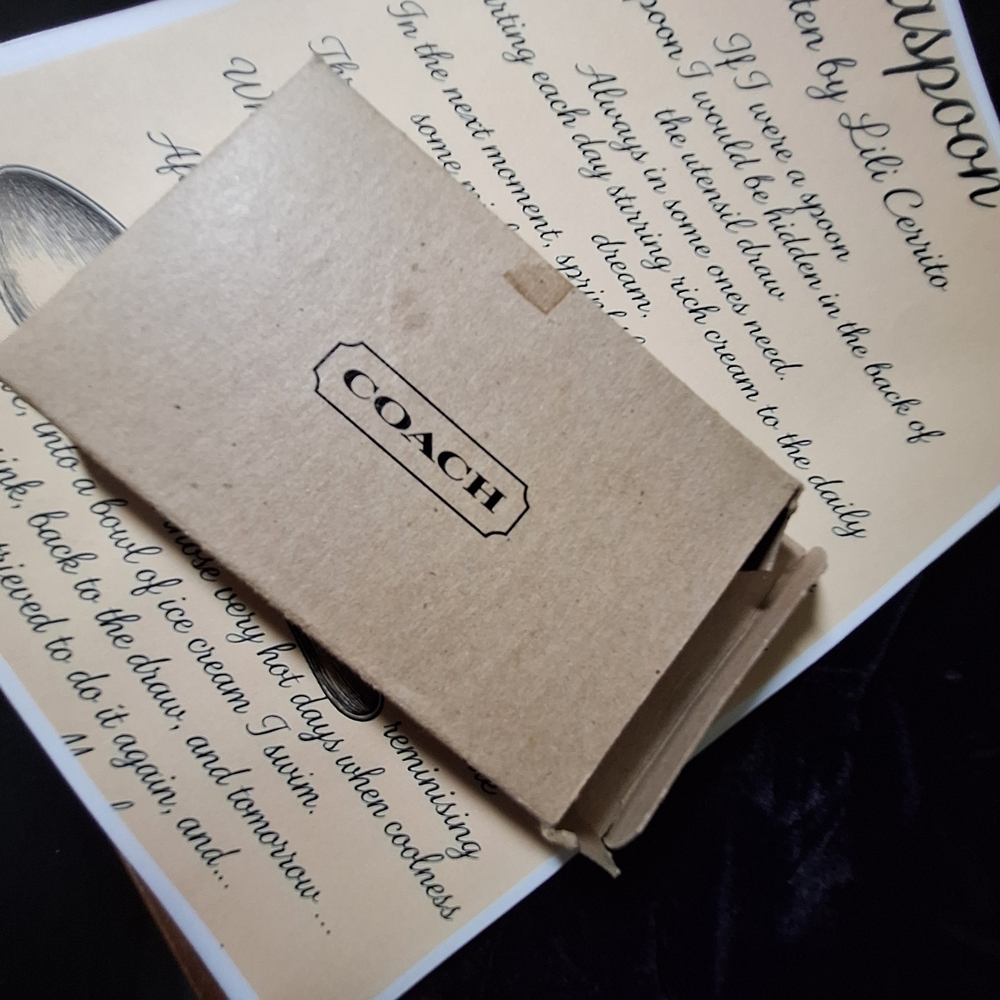 Coach Brown Leather Oragami Wallet - Picture 3 of 15